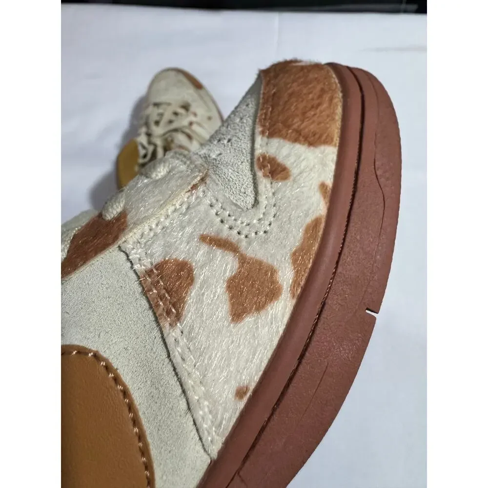 Sad Boy Saga OG Skywalker Low Top Cow Print Sneakers Men's 6